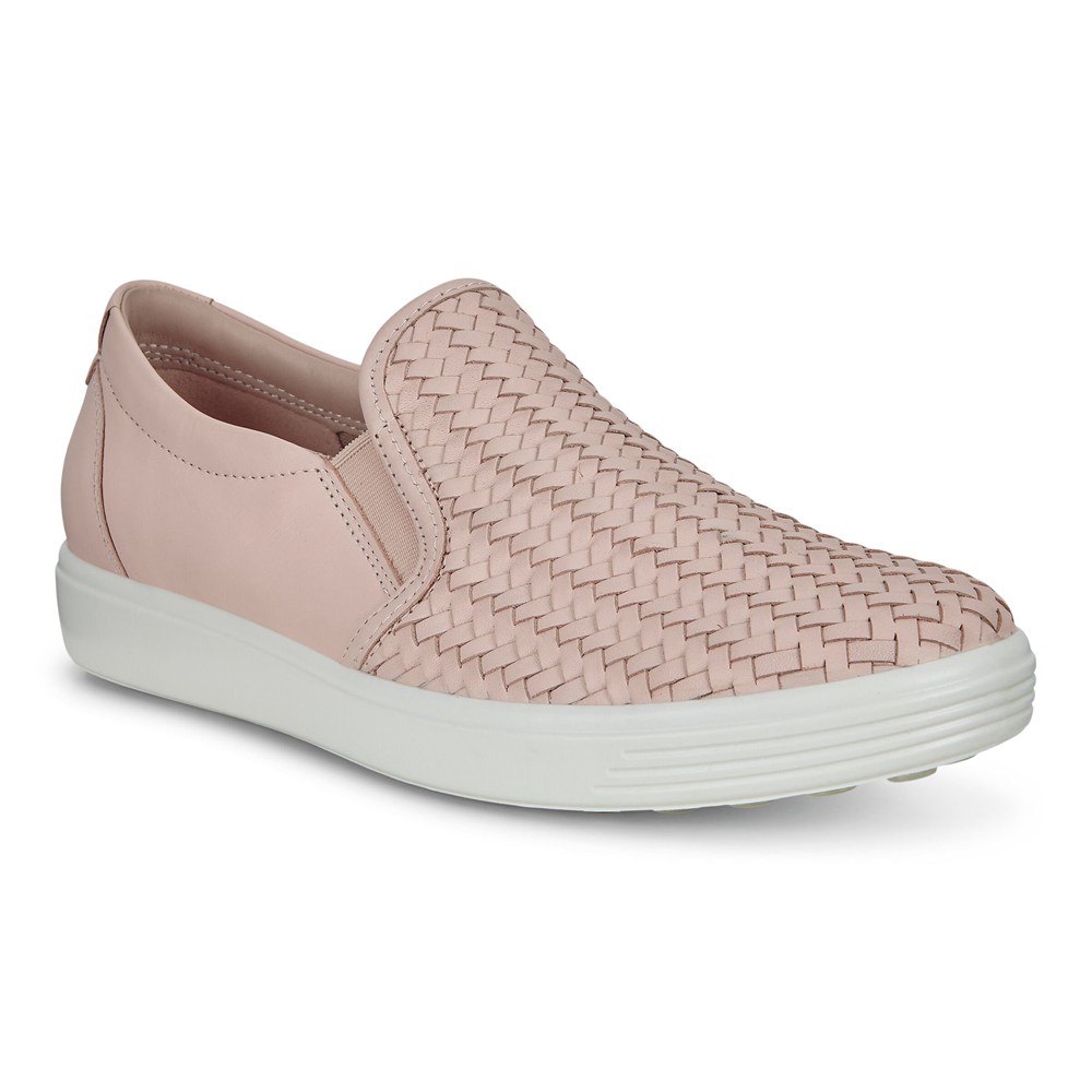 Slip On Mujer - ECCO Soft 7 - Rosas - PRL481567